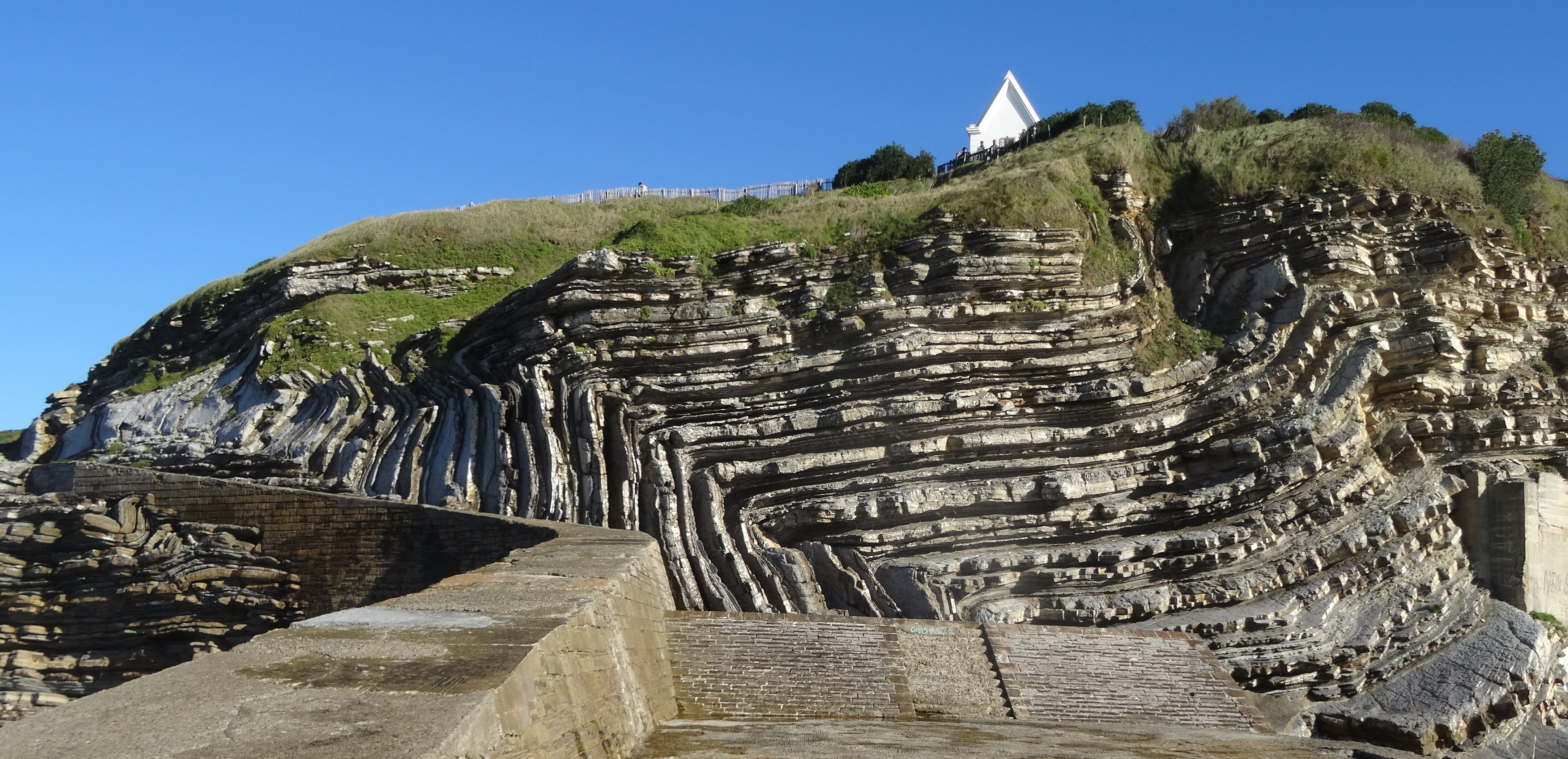 Pli de Ste Barbe à St Jean de Luz Crédit cpie littoral basque